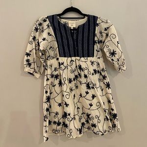 Another beautiful embroidered dress from local boutique.